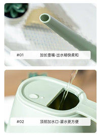 2L Long Spout Watering Can with Shower Head for Indoor Outdoor Plants