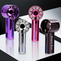 Portable USB Rechargeable Mist Fan, Handheld Mini Desk Fan for Outdoor Activities and Gifts