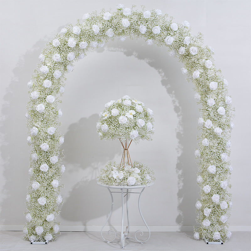 Gypsophila Archway Flower Arrangement for Wedding & Outdoor Decor