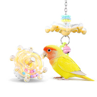 Parrot Foraging & Chewing Toy for Small to Medium Birds - Relieves Boredom & Decorates Cage