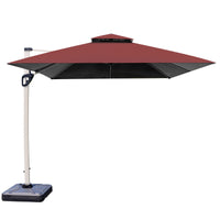Aluminum Alloy Cantilever Patio Umbrella for Outdoor Garden and Hotel
