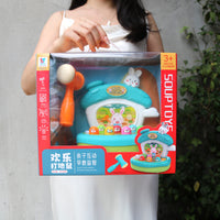 Whack-A-Mole Game Toy for Kids with Lights and Music, Educational Interactive Gift for Toddlers and Preschoolers