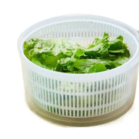 Manual Salad Spinner and Vegetable Washer with Detachable Basket