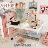 Multifunctional Desktop Monitor Stand with Storage Organizer for Keyboard and Office Supplies