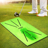 Golf Swing Mat with Trajectory Detection for Indoor/Outdoor Practice