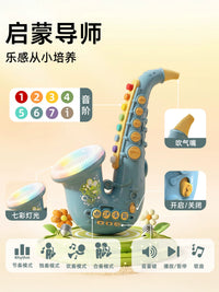 Kids' Playable Saxophone & Clarinet Musical Toy with Lanyard