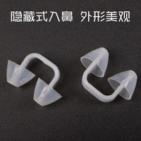 Swimming Nose Clip and Ear Plugs Set for Diving and Snorkeling, Anti-Choking Water Protection