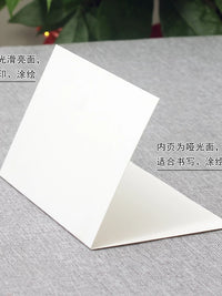 Blank Folded Greeting Cards for DIY Crafts, Birthdays, and Holiday Wishes