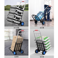 Foldable Portable Hand Truck for Shopping, Luggage, and Cargo
