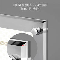 A4 Acrylic Document Frame for Business Licenses & Certificates, Wall Mount or Desktop Display