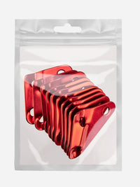 Aluminum Alloy Triangle Guy Line Adjusters for Outdoor Camping Tents and Tarps, 10-Pack