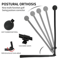 Golf Swing Trainer Aid Retractable Posture Corrector for Practice