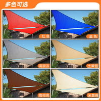 Red Waterproof Sun Shade Sail for Outdoor Camping and Patio Decor