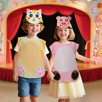 Kids' Animal Performance Costume with Headpiece for Halloween & Stage