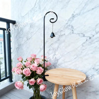Portable Outdoor Camping Lamp Pole Stand for Desktop or Ground Use