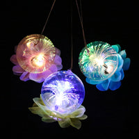 Chinese New Year Lotus Lantern with Fireworks Light for Kids, Festival Handheld Gift