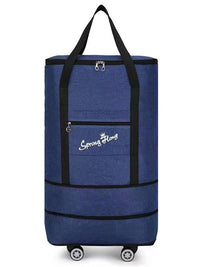 Korean Style Expandable Travel Duffel Bag Large Capacity Waterproof Foldable Luggage for Men and Women