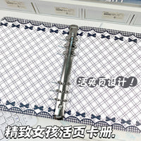 A5 Cartoon Loose-Leaf Notebook for Students, High-Value Design Planner with Grid Pattern