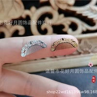 Miniature Phoenix Butterfly Hair Comb and Hairpin Set for Dolls, DIY Craft Supplies