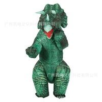 Inflatable Triceratops Costume for Halloween Parties and Festivals