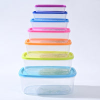 Microwave-Safe Food Storage Containers with Airtight Lids - Rainbow Fruit Design
