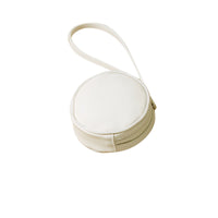 Mini Round PU Coin Purse with Custom Print Option, Portable Earphone & Cosmetic Storage Bag