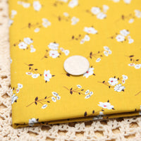 Embroidered Cotton Fabric for DIY Crafting and Quilting