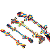 Pet Cotton Rope Chew Toy for Dogs and Cats - Teeth Cleaning and Training