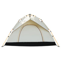 Automatic Pop-Up Camping Tent with Silver Coating, Portable Windproof Waterproof