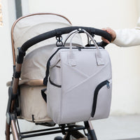 Diaper Backpack with Front Pocket, Lightweight & Water-Resistant