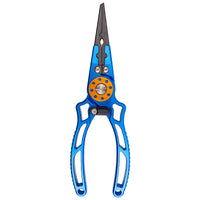 Aluminum Fishing Pliers with Lock, Line Cutter, Hook Remover, Split Ring Pliers for Outdoor Fishing