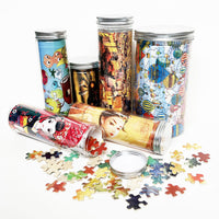 Custom Photo Jigsaw Puzzle in a Bottle, Wooden or Paper, 12-70 Pieces