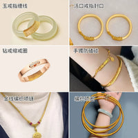 Invisible Ring Size Adjuster for Loose Rings, Gold Wire for DIY Winding and Fixing