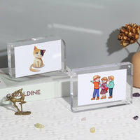 Magnetic Acrylic Photo Frame Display Stand for Certificates and Awards