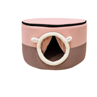 Cozy Cave Pet Bed for Cats and Small Dogs, Warm Enclosed Cat House, Winter Pet Nest with Cushion