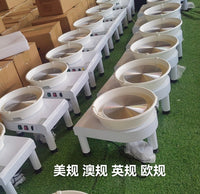 Pottery Wheel Machine for Kids and Professionals, Stepless Speed Control, Silent Operation, Electric Kiln Compatible