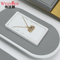 Weiyuanpeng Premium PU Jewelry Display Set for Necklaces, Bracelets, and Rings