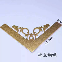 Picture Frame Corner Protectors for Cross Stitch Art - 50-Pack Decorative Metal Corners