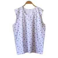 Women's Cotton Floral Sleeveless Vest for Middle-Aged & Elderly