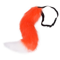 Halloween Japanese Style Handmade Fox Cat Tail Cosplay Plush Belt Accessory