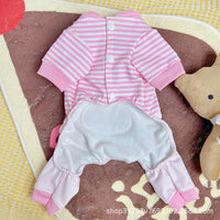 Pet Dog Four-Legged Jumpsuit Autumn Winter Warm Clothes for Small Dogs Cats
