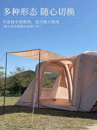 Inflatable SUV Car Tail Tent for Camping and Outdoor Travel, Sunshade and Rainproof Canopy