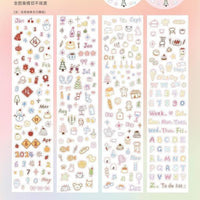 Cai Cai Xuan Xuan Winter Salt Series Butterfly Star PET Washi Tape