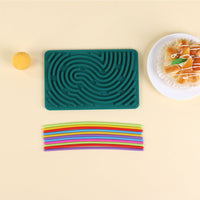 Sensory Activity Board Silicone Stress Relief Toy for Kids and Adults
