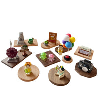 Walnut Wood Display Base for Figurines and Miniatures