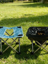 Portable Folding Camping Toilet Chair for Outdoor Activities, Fishing, and Art Sketching