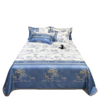 Summer Ice Silk Cooling Mat 3-Piece Set for Beds