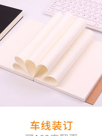 Sketchbook A4 Drawing Book Vintage Chinese Style Blank Notebook for Students