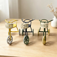 Miniature Iron Art Bicycle Dollhouse Decoration