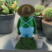Frog Planter Garden Decor for Outdoor Patio Balcony Succulents